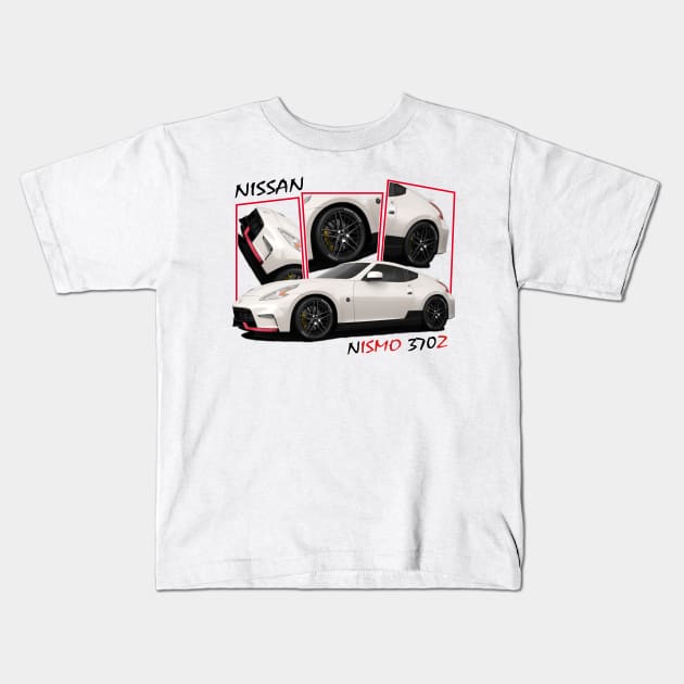Nissan 370z Kids T-Shirt by T-JD